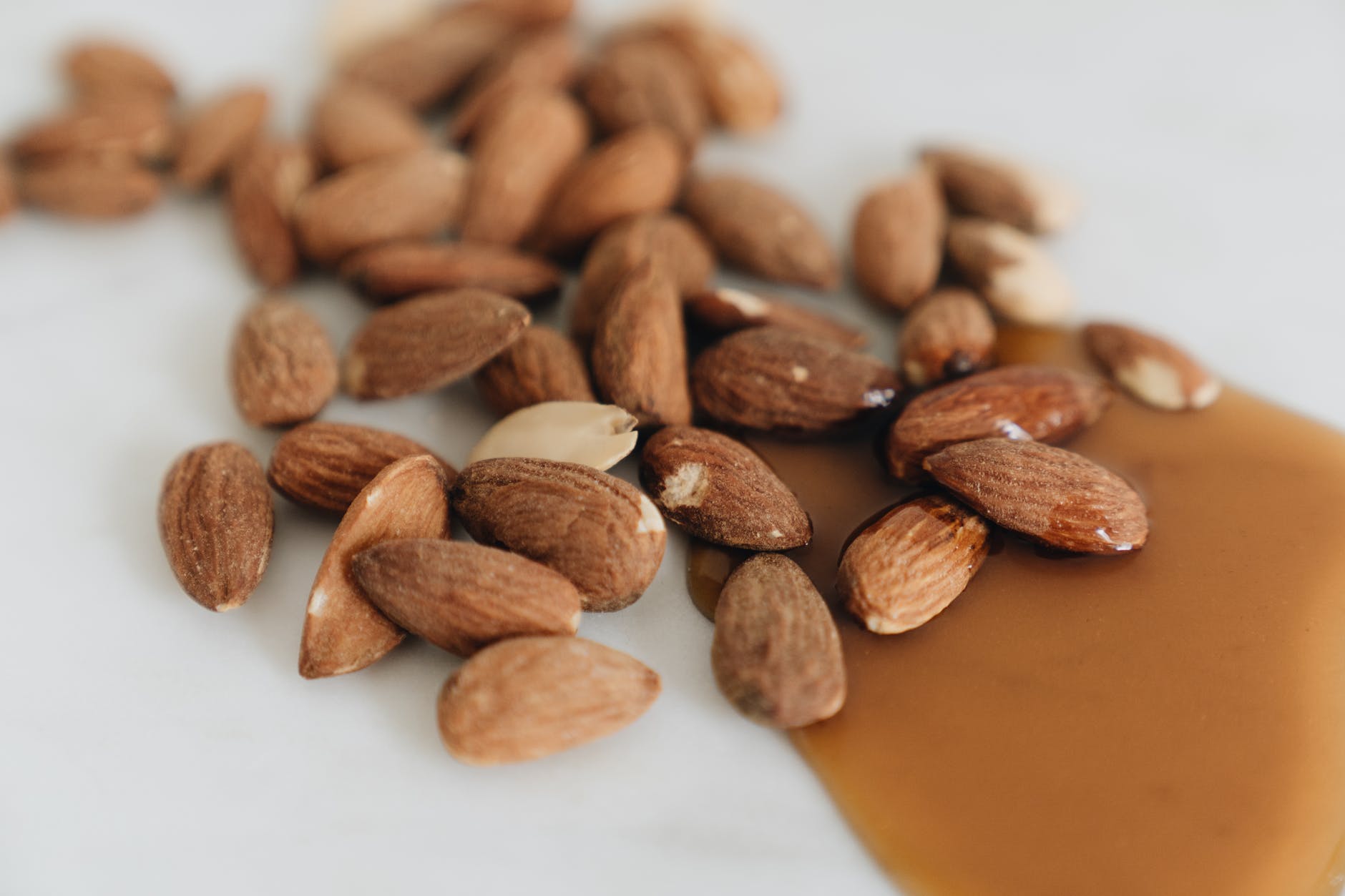 close up photo of almonds